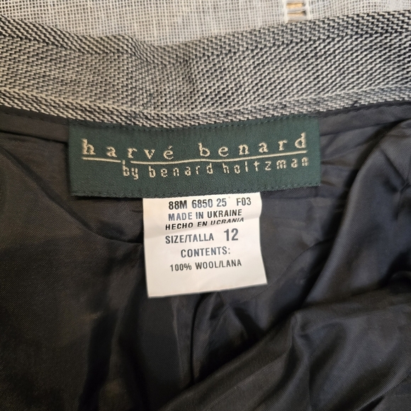 Vintage Harve Benard 100% Wool Pants Size 12 Gray - Picture 14 of 14